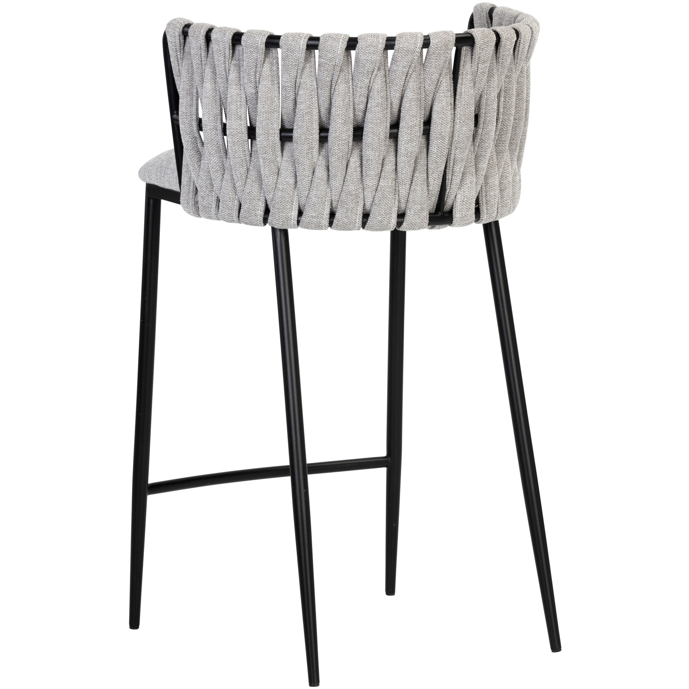 Sarai 33 inch Belfast Heather Grey Counter Stool